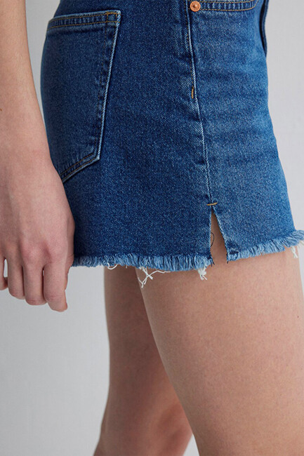 Kadın Heıdı 90's Denim Şort 1410057-88757 Mavi - Thumbnail