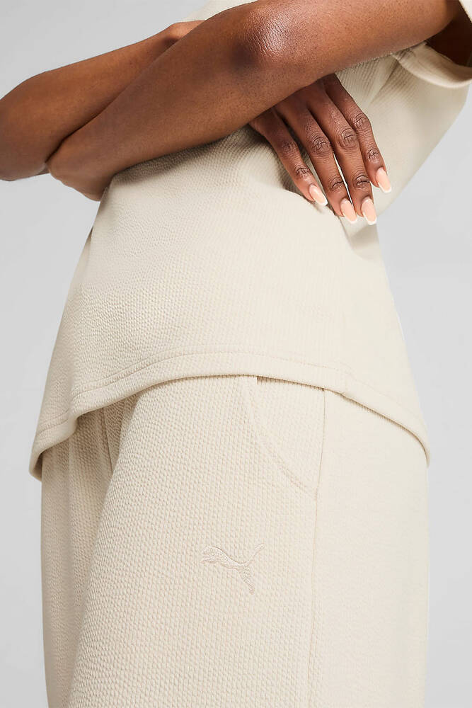 Kadın High-Waist Straight Pantolon 685061-87 Ekru 