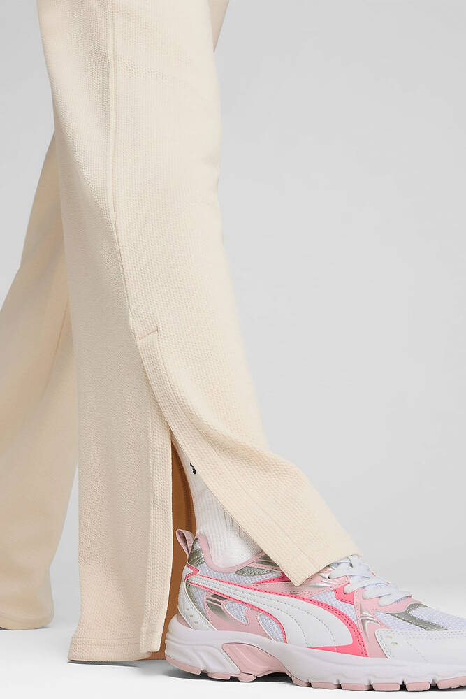 Kadın High-Waist Straight Pantolon 685061-87 Ekru 