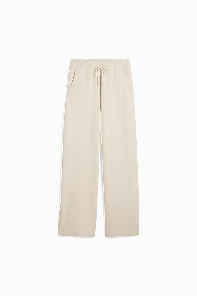 Kadın High-Waist Straight Pantolon 685061-87 Ekru 