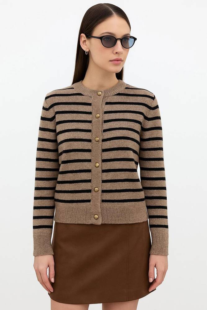 Kadın Hırka 25K0288K1 Bej 