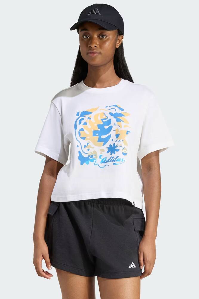 Kadın House Of Tıro Communıty Tişört KB7172 Beyaz 