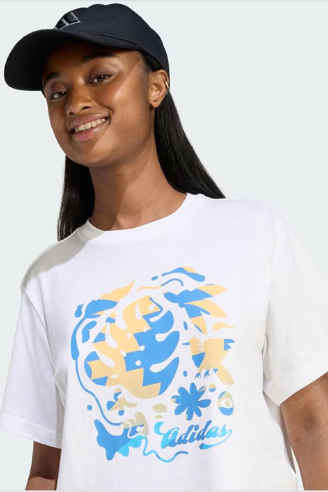 Kadın House Of Tıro Communıty Tişört KB7172 Beyaz 