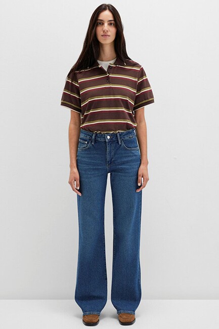 Kadın Ibıza 90'S Jean Pantolon 1010530-91133 Mavi - Thumbnail