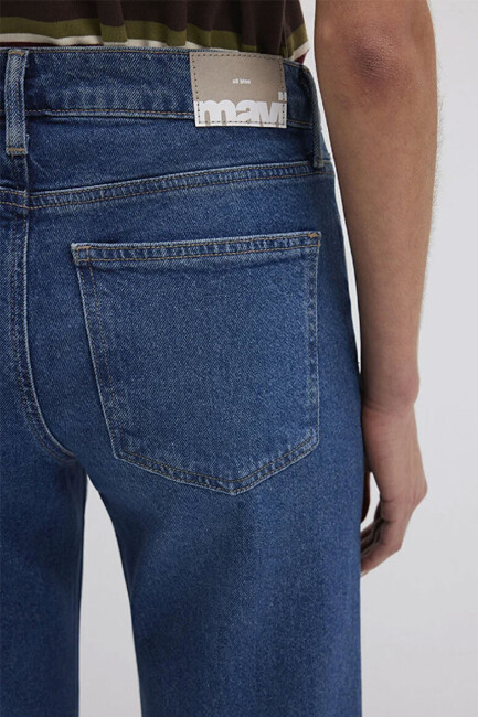 Kadın Ibıza Jean Pantolon 1010530-90504 Mavi - Thumbnail