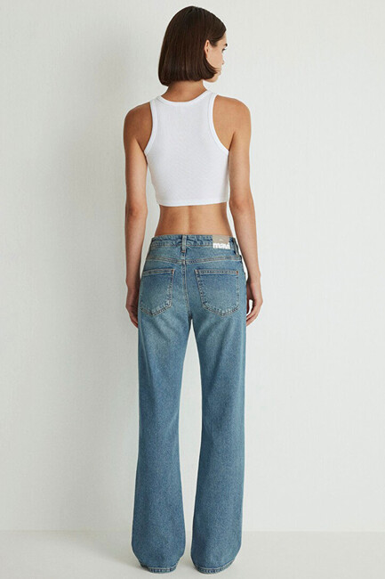 Kadın Ibıza Lt Jean Pantolon 1010530-88460 Mavi - Thumbnail