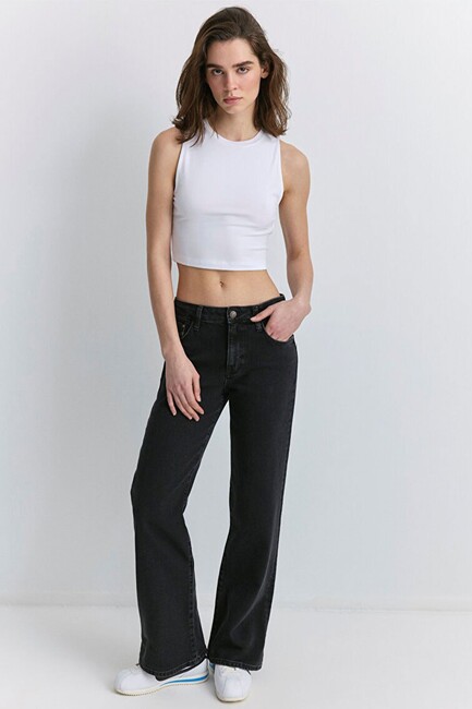 Kadın Ibıza Real Blue Jean Pantolon 1010530-89874 Gri (1)