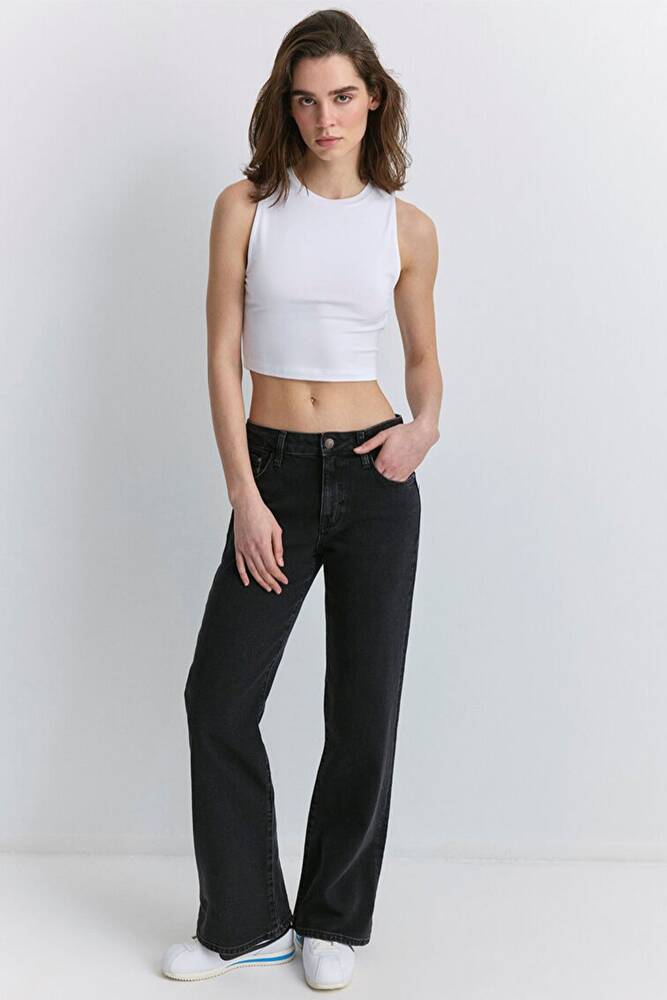 Kadın Ibıza Real Blue Jean Pantolon 1010530-89874 Gri 