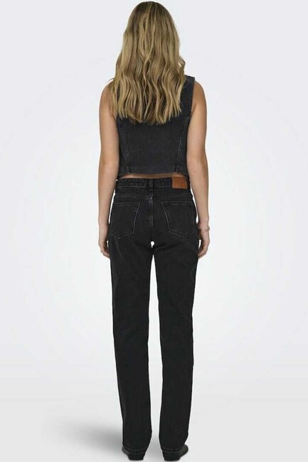 Kadın Jacı Straıght Denim Pantolon 15301779 Siyah (2)