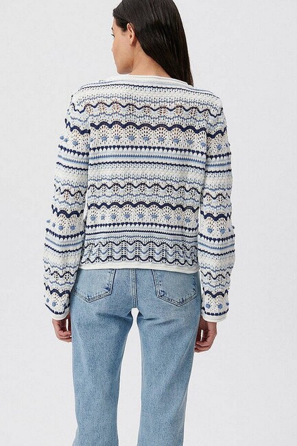 Kadın Jakar Kazak 1710153-70491 Mavi - Thumbnail