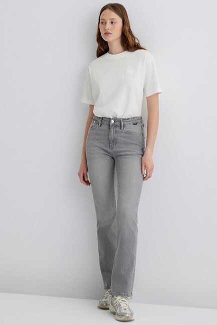 Kadın Jane Classic Jean Pantolon 1010917-89182 Gri (1)