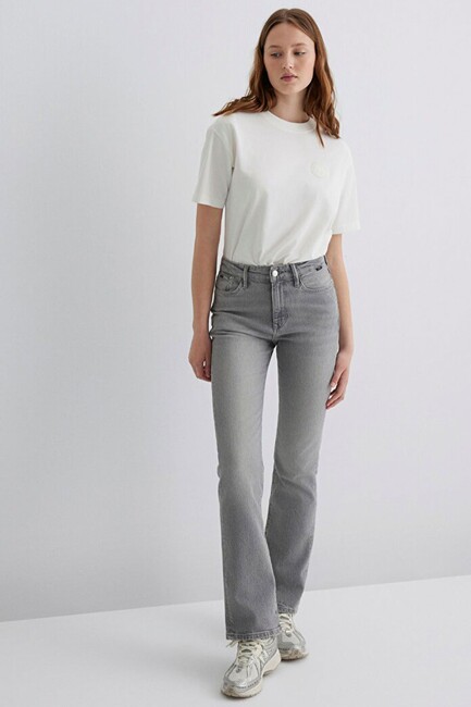 Kadın Jane Classic Jean Pantolon 1010917-89182 Gri (2)