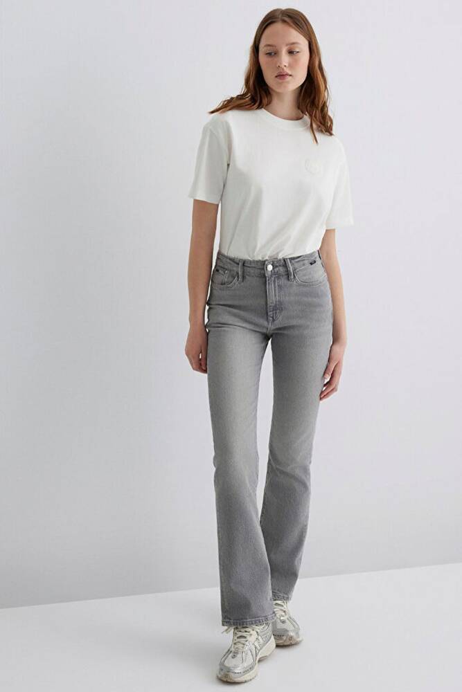 Kadın Jane Classic Jean Pantolon 1010917-89182 Gri 