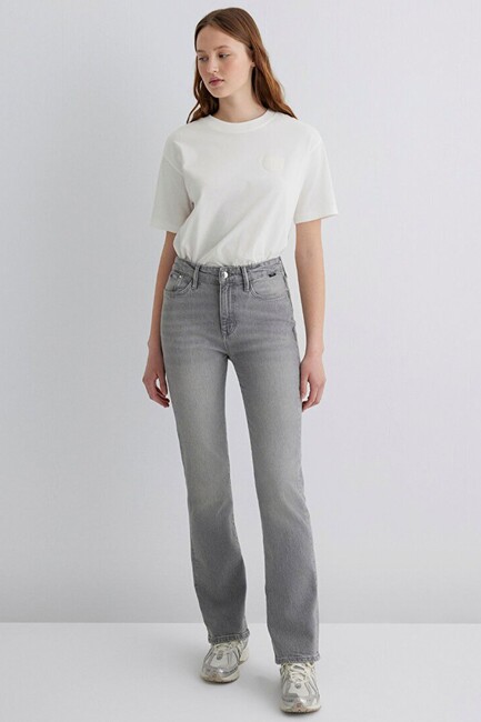 Kadın Jane Classic Jean Pantolon 1010917-89182 Gri (3)