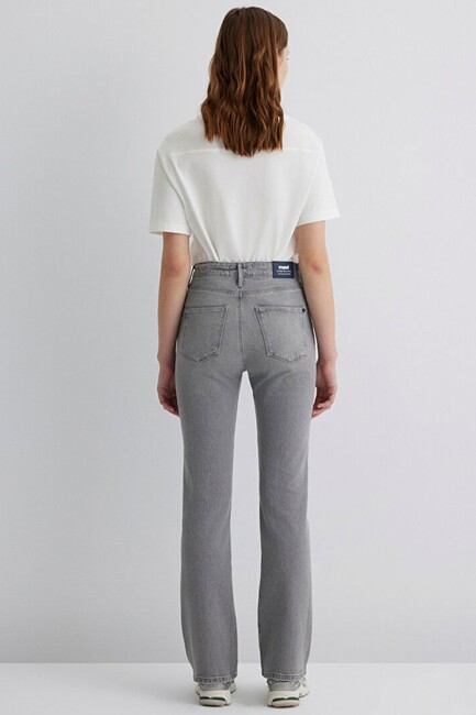 Kadın Jane Classic Jean Pantolon 1010917-89182 Gri - Thumbnail