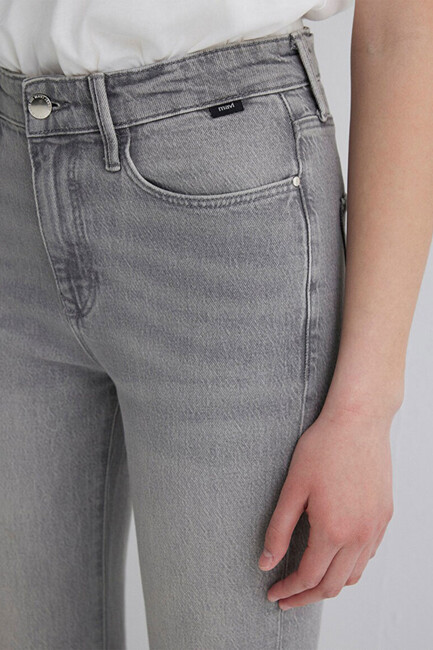 Kadın Jane Classic Jean Pantolon 1010917-89182 Gri - Thumbnail