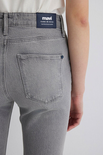 Kadın Jane Classic Jean Pantolon 1010917-89182 Gri - Thumbnail