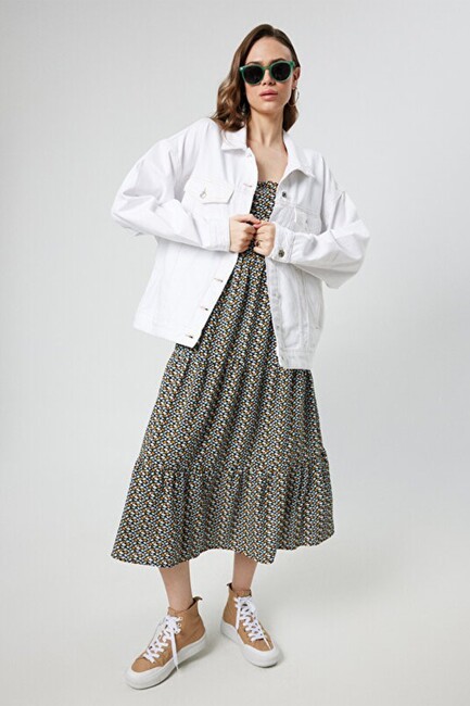 Kadın Jessy Comfort Fit Ceket LF2032653 Beyaz (2)