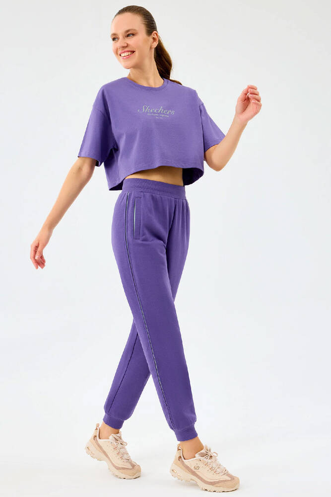 Kadın Jogger Eşofman Altı S2520231-0277 Mor 
