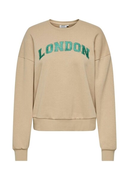 Kadın Jolana Glıtter Sweat 15304729 Bej (1)