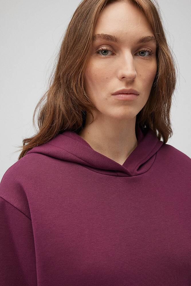 Kadın Kapüşonlu Sweat 167299-70670 Bordo 