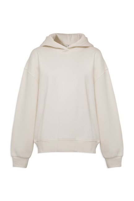 Kadın Kapüşonlu Basic Sweat 1S10575-83043 Beyaz - 5
