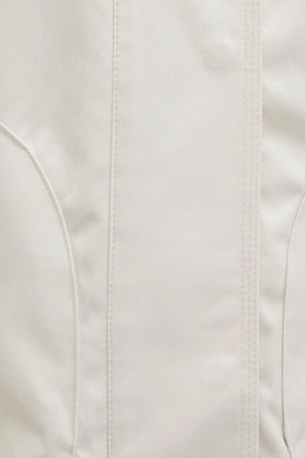 Kadın Kapüşonlu Ceket 1110014-70134 Ekru - Thumbnail