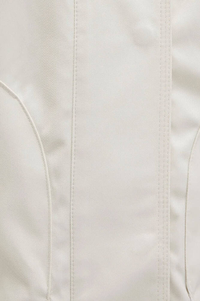 Kadın Kapüşonlu Ceket 1110014-70134 Ekru 