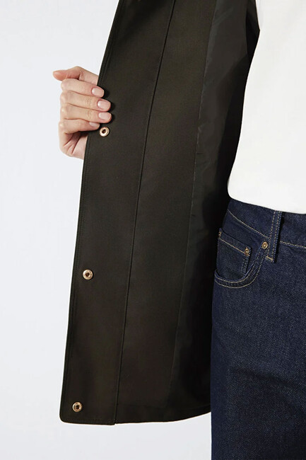 Kadın Kapüşonlu Ceket 1110014-90707 Haki - Thumbnail