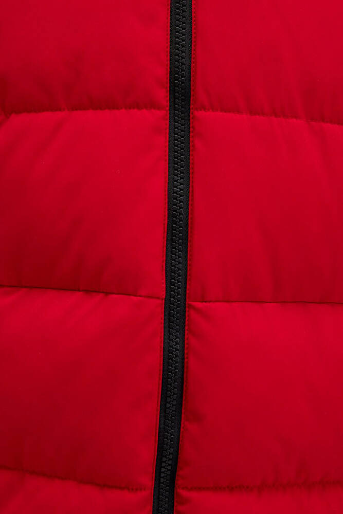 Kadın Kapüşonlu Ceket 1110704-90367 Kırmızı 