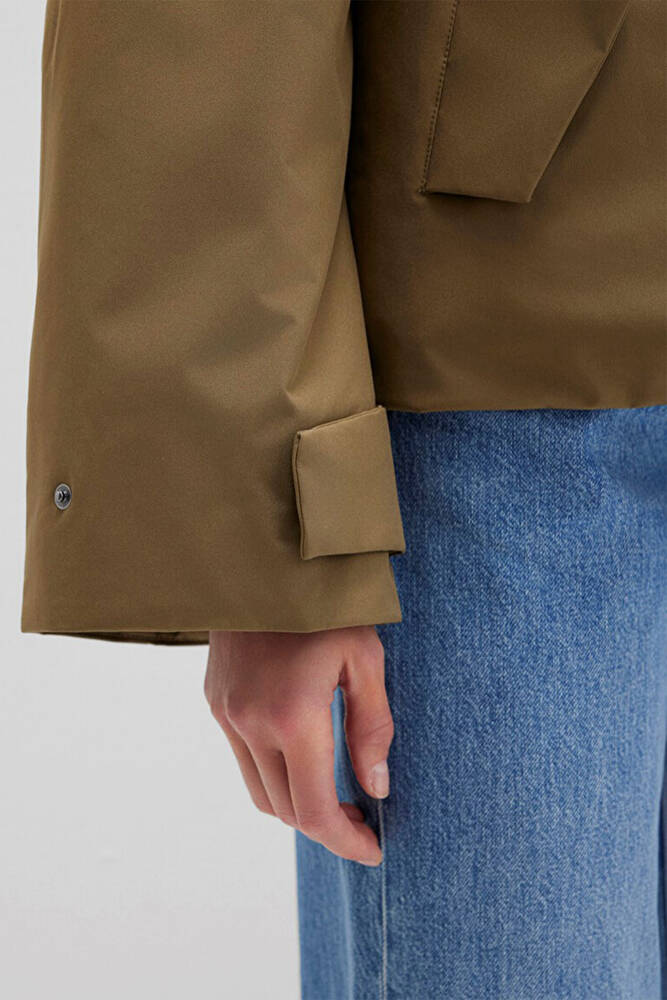 Kadın Kapüşonlu Ceket 1110759-71816 Haki 