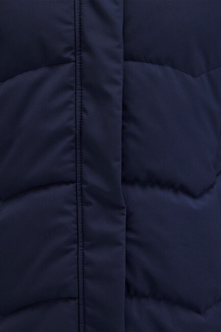 Kadın Kapüşonlu MONT 1110439-83699 Lacivert - Thumbnail