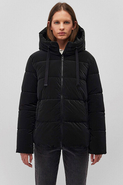 Kadın Kapüşonlu Ceket 1110043-900 Siyah (3)