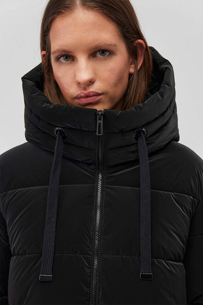 Kadın Kapüşonlu Ceket 1110043-900 Siyah 