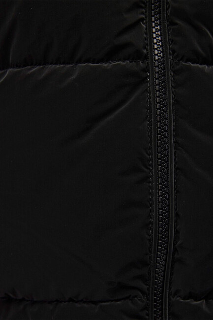 Kadın Kapüşonlu Ceket 1110043-900 Siyah - Thumbnail