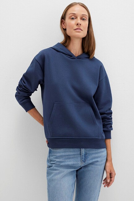Kadın Kapüşonlu Sweat 167299-70488 Lacivert (2)
