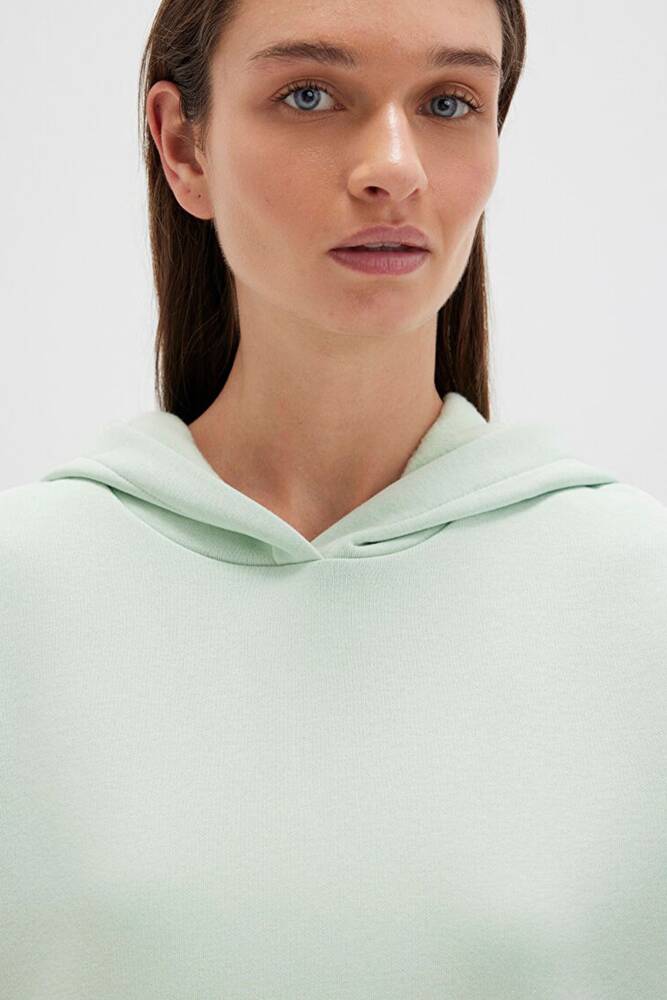Kadın Kapüşonlu Sweat 167299-71449 Yeşil 
