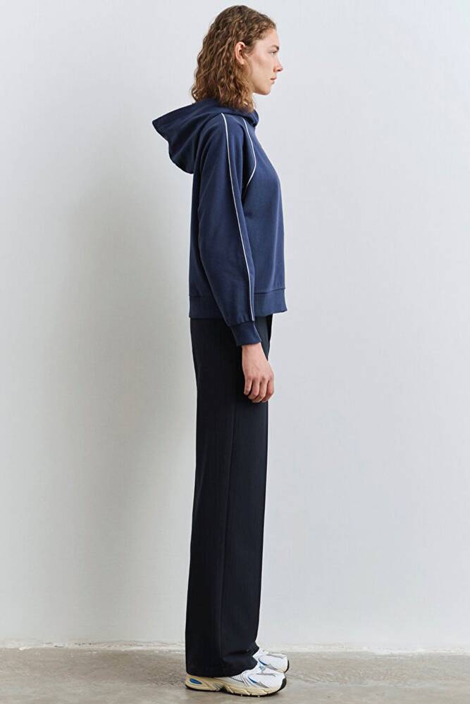 Kadın Kapüşonlu Sweat 1S10362-87518 Lacivert 