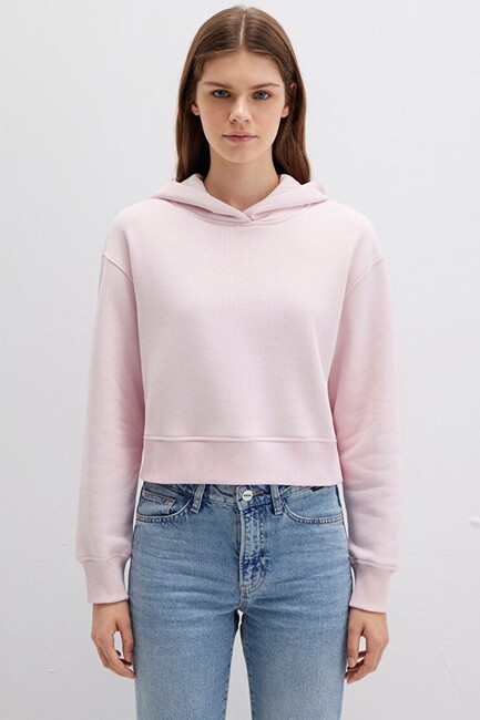 Kadın Kapüşonlu Sweat 1S10386-71006 Pembe (3)