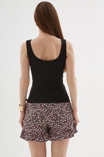 Kadın Kare Yaka Atlet 25Y0266K1 Siyah (2)