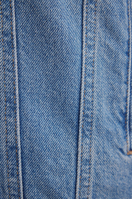 Kadın Karla 90s Jean Ceket 110154-85296 Mavi - Thumbnail