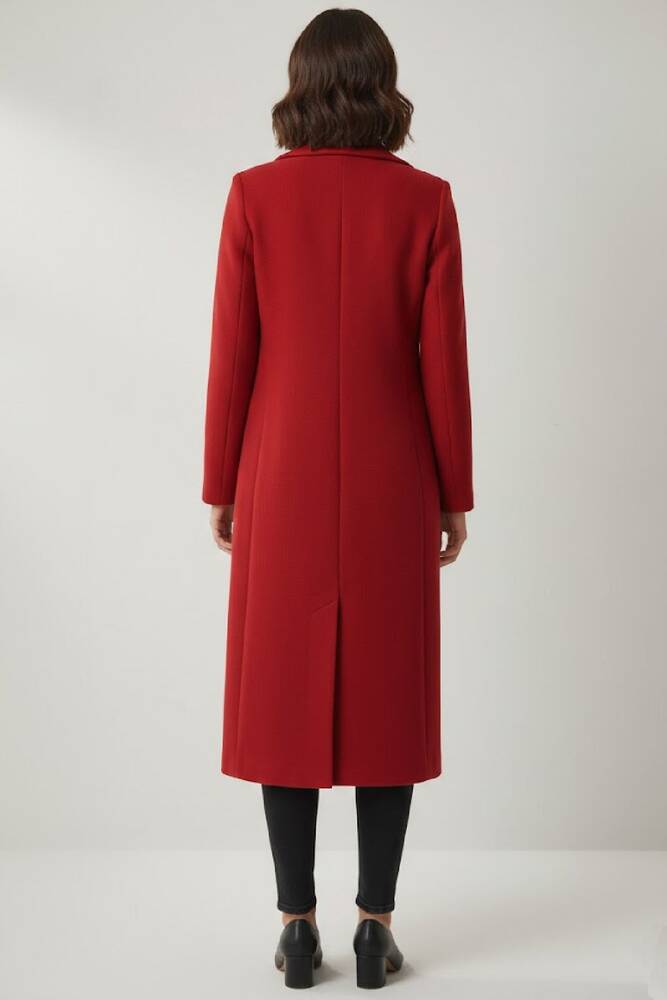 Kadın Kaşe Kaban 19020128 Bordo 