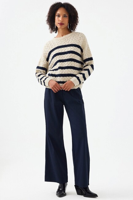 Kadın Kazak LF2040802 Ekru (2)