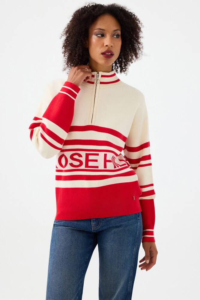 Kadın Kazak LF2040964 Ekru 