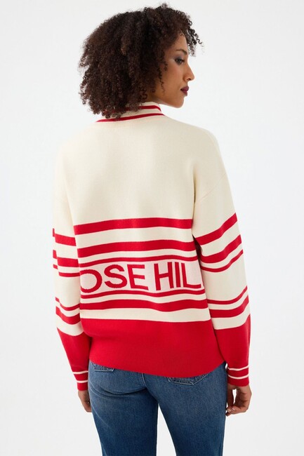 Kadın Kazak LF2040964 Ekru (3)