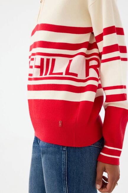 Kadın Kazak LF2040964 Ekru - Thumbnail