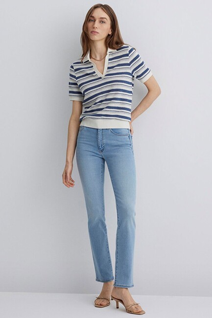 Kadın Kendra Gold Jean Pantolon 1074689170 Mavi (2)