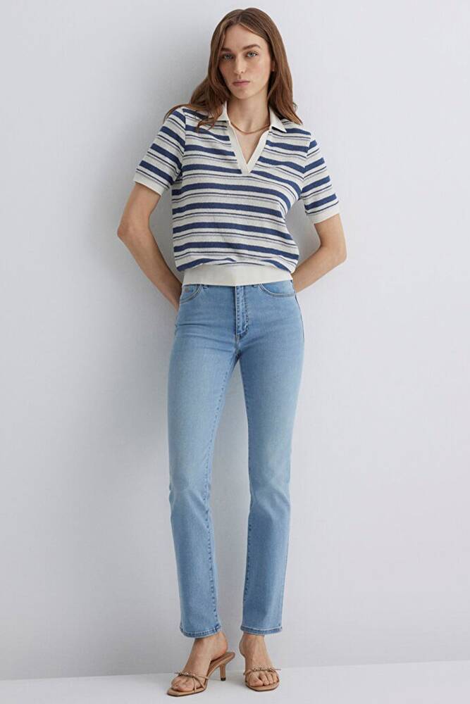 Kadın Kendra Gold Jean Pantolon 1074689170 Mavi 