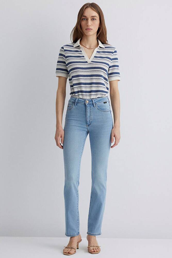 Kadın Kendra Gold Jean Pantolon 1074689170 Mavi 