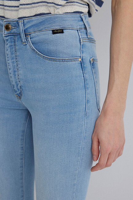 Kadın Kendra Gold Jean Pantolon 1074689170 Mavi - Thumbnail